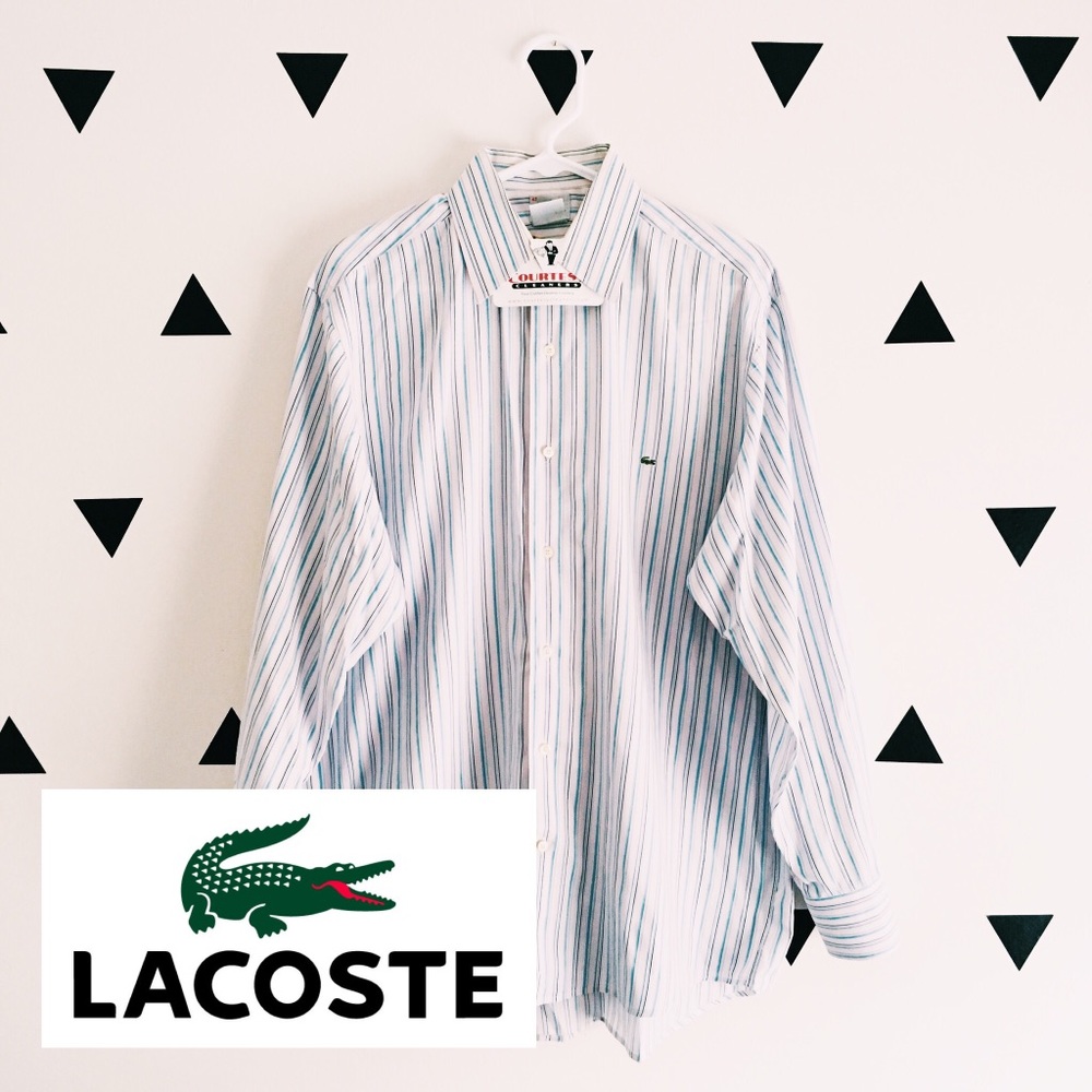 🐊 [size: 42/L] Lacoste Men’s LS Dress Shirt